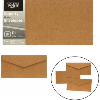 Obálka Obálka Dl Nature Hnědá K Galeria Papieru