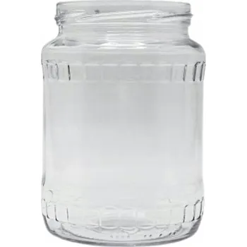 Sklenice Zavařovací Sklenice 720 ml Facete fi 82 na zavařování a med, sklo čiré