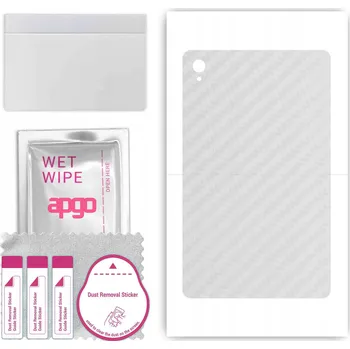 Pouzdro na mobilní telefon Fólie na zadní stranu pro TCL 10 TabMid 4G - Carbon Průhledný