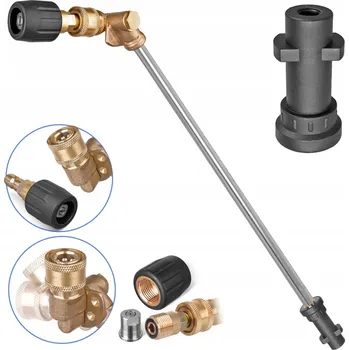 Příslušenství pro vysokotlaký čistič NASTAVITELNÝ ÚHLOVÝ NÁSTAVEC S TRYSKOU pro myčky KARCHER K2 K3 K4 K5 K6 K7 - na podvozky