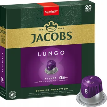 Kapsle do Nespresso Jacobs Lungo 8 Intenso, 20 ks