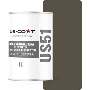 barva na zeď Akrylová Barva na betonu US-Coat 1 l RAL7013 LESKLÁ PRO NÁTĚR BETONOVÝCH POVRCHŮ polomatná
