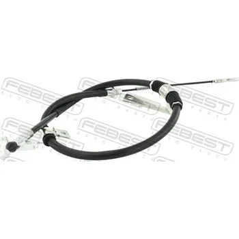 Brzdový systém Tažné lanko, parkovací brzda FEBEST 14100-KYR05RH