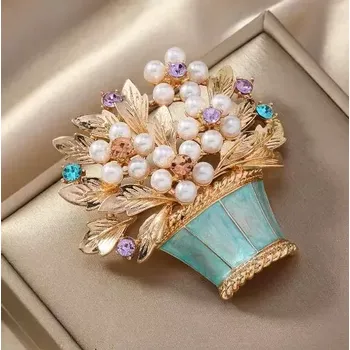 Brož Brož Kytky 5,7x5,2