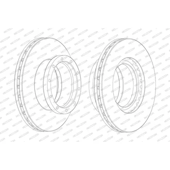 Auto-moto Brzdový kotouč FERODO FCR145A