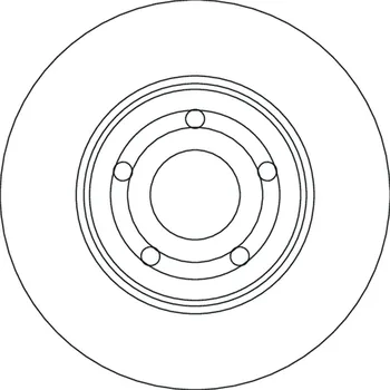 Brzdový kotouč Brzdový kotouč TRW DF6708