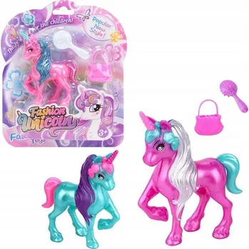 Figurka JEDNOROŽEC KŮŇ S PŘÍSLUŠENSTVÍM KONÍK FIGURKA UNICORN HRAČKA PRO DĚTI