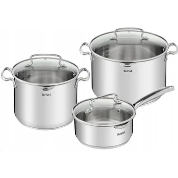 Sada nádobí Sada hrnců Tefal Duetto+, nerezová ocel , 6dílná