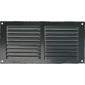 Zvlhčovač vzduchu Amig - Obdélníková hliníková síťovina s moskytiérou | Větrací mřížka pro odvod vzduchu | Ideální