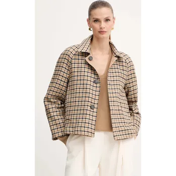 Dámský kabát Oboustranný kabát s přídavkem vlny Marella 2523026021200 béžová 80X, vel. 42