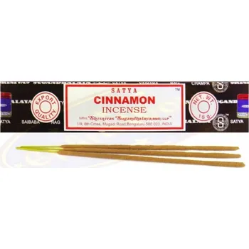 Čajovna Vonné tyčinky Skořice Cinnamon Satya 15 g
