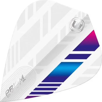 Winmau Letky Prism Delta - White, Blue & Purple - Kite W6907.107
