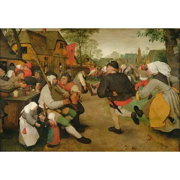 Plakát Plakát, Obraz - Peasant Dance, 1568, Pieter the Elder Bruegel