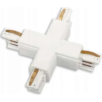 IP kamera Spojka "X" pro lištový systém TRACK bílá MaxLight