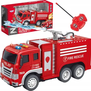 RC model auta DÁLKOVĚ OVLÁDANÉ AUTO RC HASIČSKÉ AUTO S VODNÍ STŘÍKAČKOU 1:14 WOOPIE