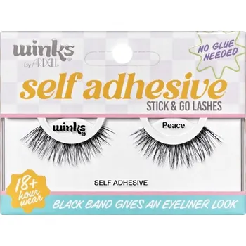 Umělé řasy Winks by Ardell Peace Samolepicí řasy na pásku Stick & Go