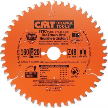 Pilový kotouč CMT PILOVÝ KOTOUČ 168x20mm PRO FESTOOL 276.168.52H