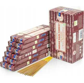 Čajovna INDICKÉ TYČINKOVÉ KADIDLO SATYA INDIAN RAIN FOREST 15g