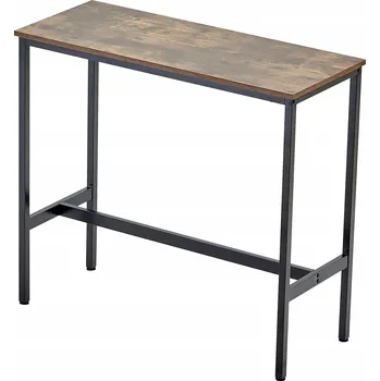 Jídelní stůl SucceBuy Barový stůl 100x40x90CM Koktejlový vysoký stůl Nosnost 100KG
