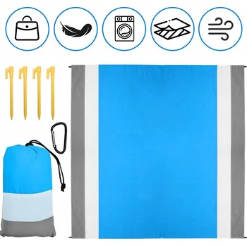 Pikniková deka Podložka Plážová Pikniková Voděodolná Deka Turistická Pikniková Velká 210x200