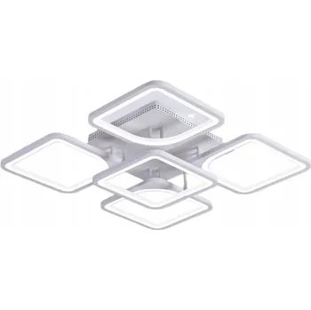 Stropní Svítidlo Stropní Svítidlo Čtvercová Čtverec LED lampa s dálkovým ovládáním Bílá