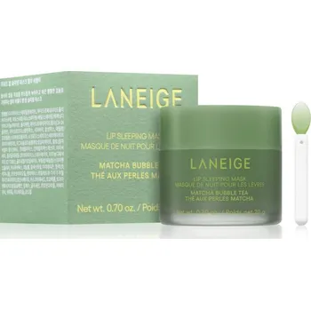 Péče o oční okolí LANEIGE Lip Sleeping Mask noční regenerační maska na rty odstín Matcha Bubble Tea 20 g