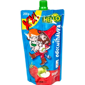 CZ distribuce Hello Jahoda přesnídávka ovocná 200 g