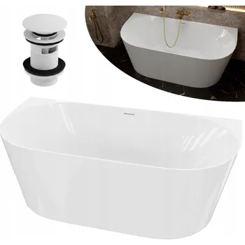 Vana LAVITA FOR YOU LUMIO WALL volně stojící vana 170x75cm k postavení ke zdi