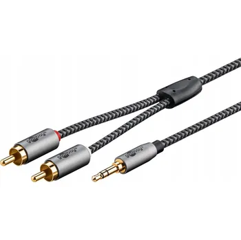Audio kabel Kabel Goobay RB65289 minijack (3,5 mm) - 2x RCA (cinch) 3 m