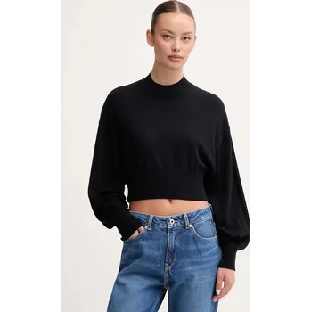 Dámský svetr Svetr s příměsí vlny United Colors of Benetton 1Y6SD2041 černá 99X, vel. M