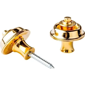 Kytarový popruh Dunlop SLS1104G Gold Strap Lock (Jako nové)