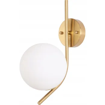 Nástěnné svítidlo Nástěnné svítidlo Ledigo bílé, zlaté patice E14 40 W