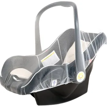 BABYONO Univerzální Moskytiéra na autosedačku BÍLÁ