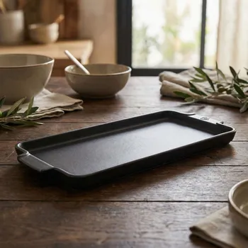 PEUGEOT Appolia 40 x 18 cm šedý - keramický talíř