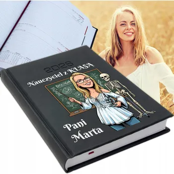 Kalendář DÁREK Tvá KARYKATURA z fotografie KNIŽNÍ KALENDÁŘ 2026 Denní PLÁNOVAČ