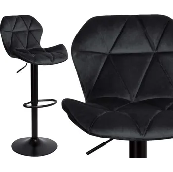 Barová židle Barová Židle eHokery černý 107 cm, látka