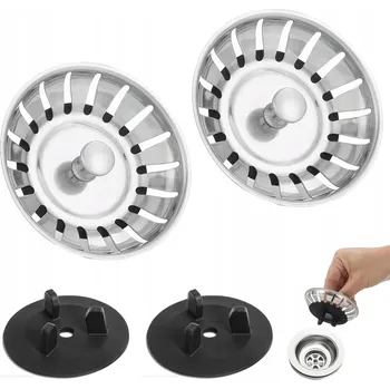 sítko a zátka do dřezu Zátka sítko košíček do dřezu TEKA IKEA FRANKE 2ks