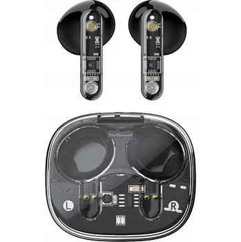 Sluchátka SLUCHÁTKA DO UŠÍ BEZDRÁTOVÁ BLUETOOTH 5.3 + KABEL POWERBANK TWS RECCI