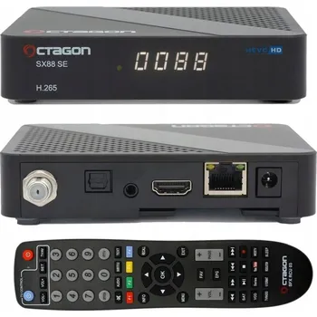 Bezpečnostní kamera Dekodér DVB-S, DVB-S2 Octagon SX88 SE