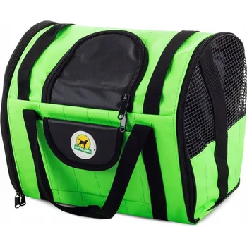Obraz Přepravka pro psa Przyjaciele zelená L/XL 20 cm x 34 cm 28 cm