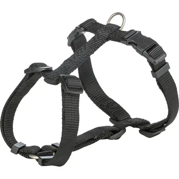 Postroj pro psa H-postroj PREMIUM - černý XL-XXL:hruď:85-130cm/38mm