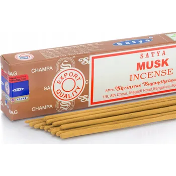 Vonná tyčinka INDICKÉ TYČINKOVÉ KADIDLO SATYA MUSK 15g PIŽMO