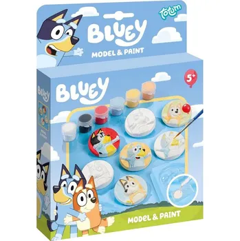 Výtvarná sada Totum Bluey sádrové odlitky