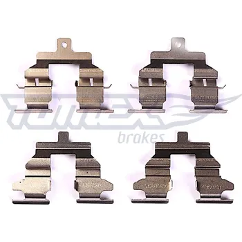 Přislušenství brzdového systému Sada příslušenství, obložení kotoučové brzdy TOMEX Brakes TX 43-96