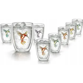 Sklenice LUXUSNÍ DVOJSTĚNNÉ SKLO SKLENICE 250ml 6 Ks CR