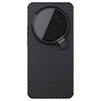 Pouzdro na mobilní telefon Nillkin CarboProp Aramid Magnetic Zadní Kryt pro 15 Ultra Black/Transparent