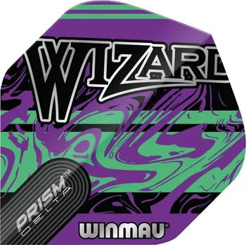 Winmau Letky Prism Delta - Simon Whitlock - Wizard - Purple & Green W6915.252