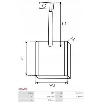 Startér Uhlík, startér AS-PL SB9050P