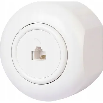 Elektrická zásuvka Telefonní zásuvka nástěnná JLM bílá