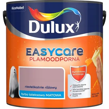 barva na zeď Dulux Latexová Barva na zeď 2,5 l Světle růžová matná